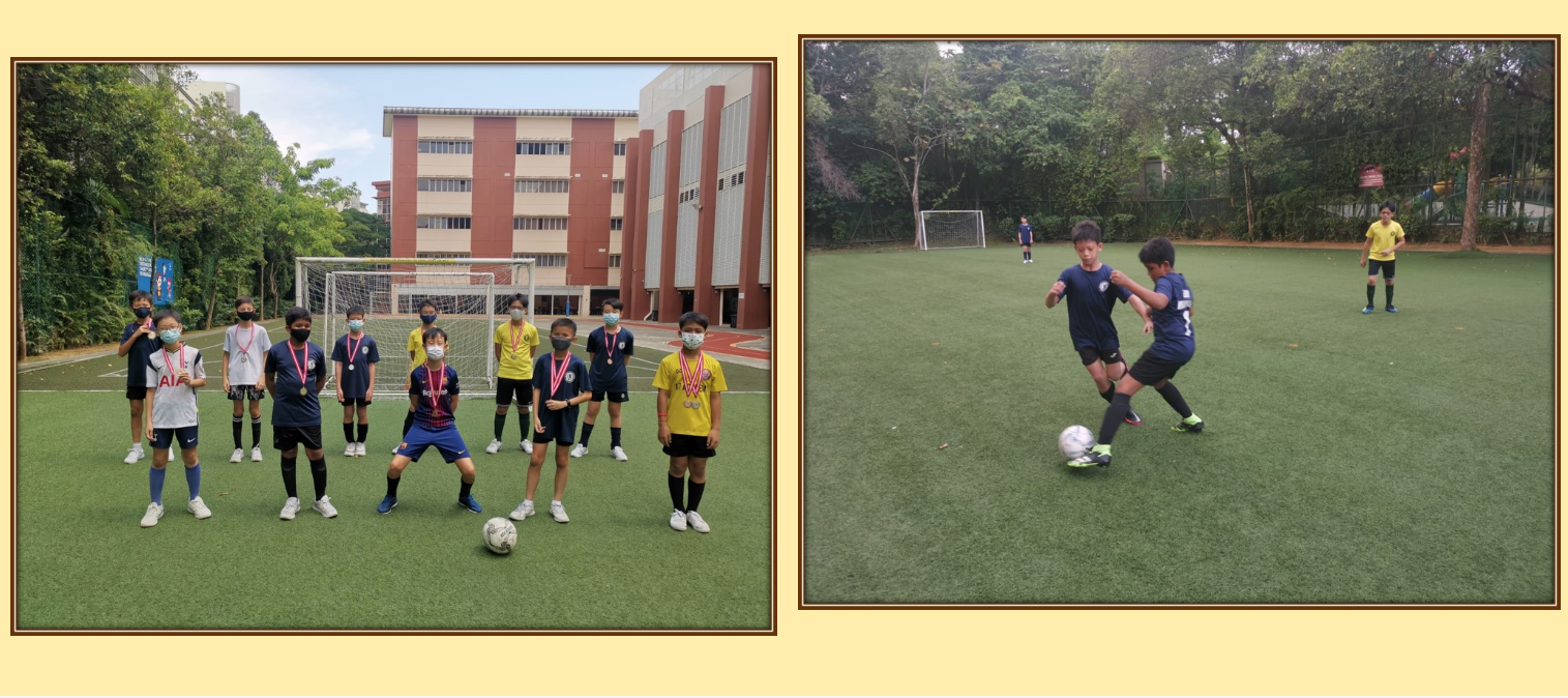 Training Team boys playing soccer